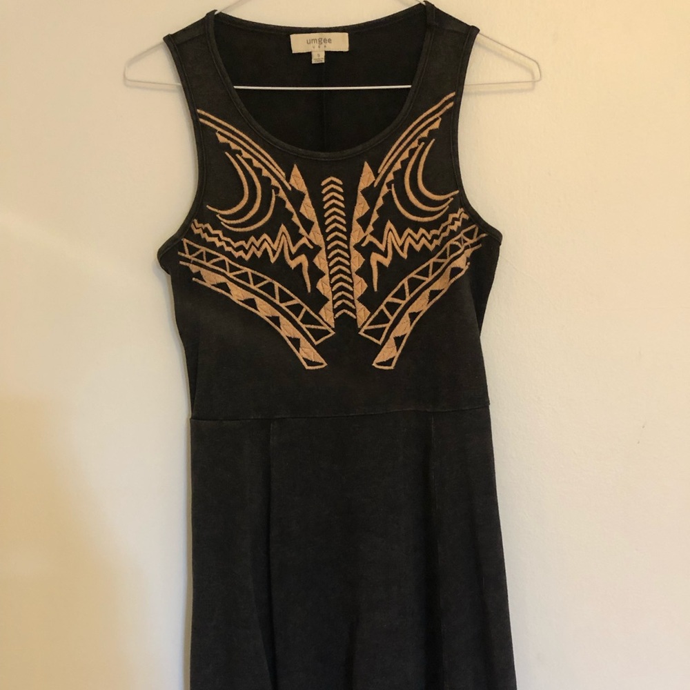 Umgee Stretchy Tribal Sleeveless Dress
